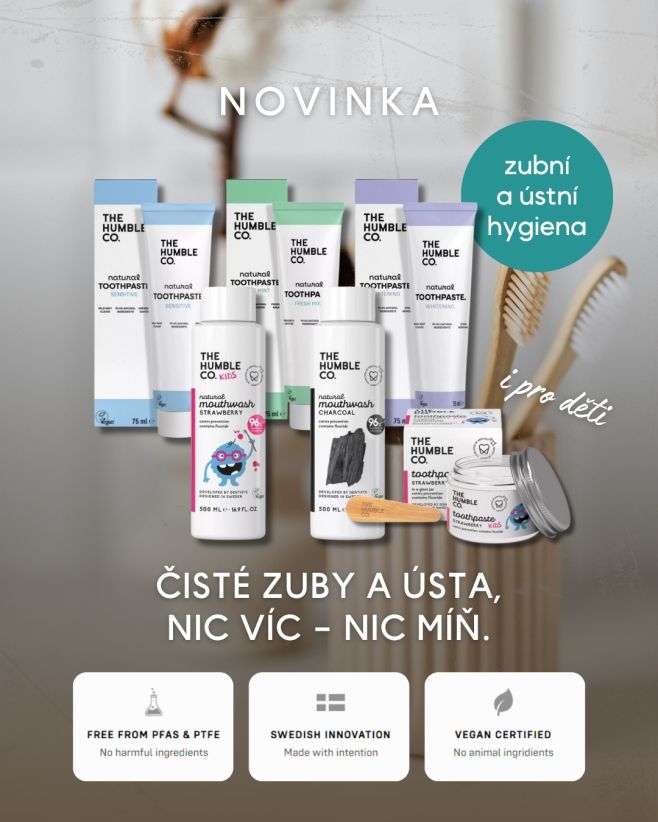 Novinka v nabídce - produkty ústní hygieny od The Humble Co. Jejich filozofie👇 Péče o dutinu ústní se stala...
